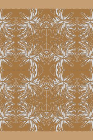 抽象花卉印花华亿平台图片