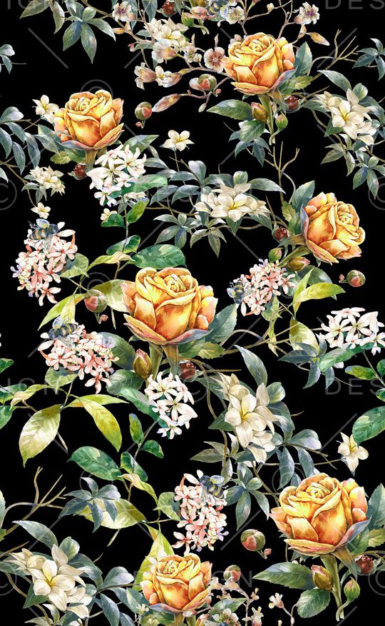 植物印花华亿平台图片