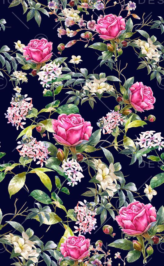 植物印花华亿平台图片