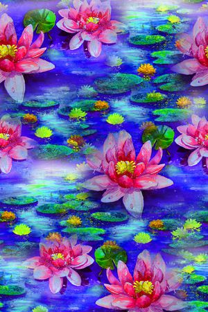 植物印花华亿平台图片