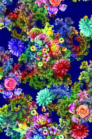 抽象印花华亿平台图片