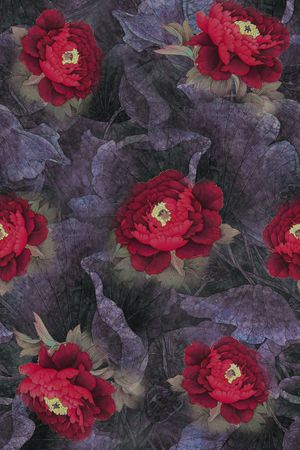 抽象印花华亿平台图片