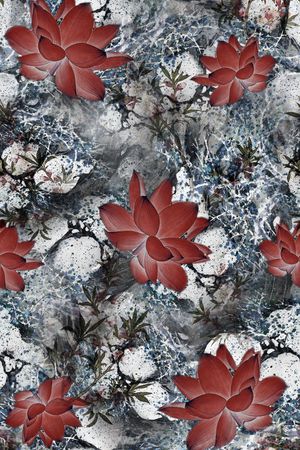 抽象印花华亿平台图片