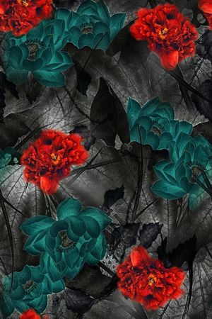 抽象印花华亿平台图片