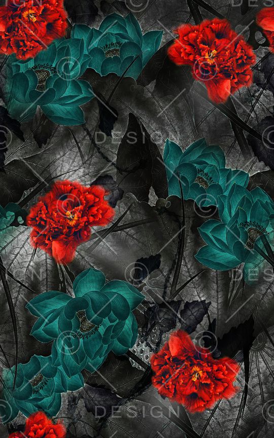 抽象印花华亿平台图片