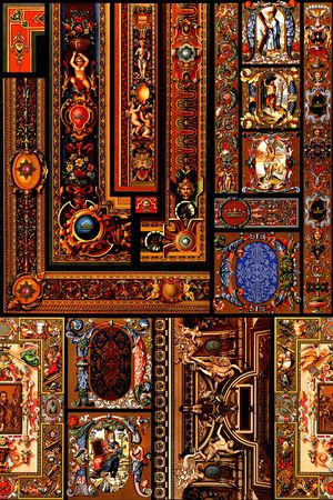 宫廷风印花华亿平台图片