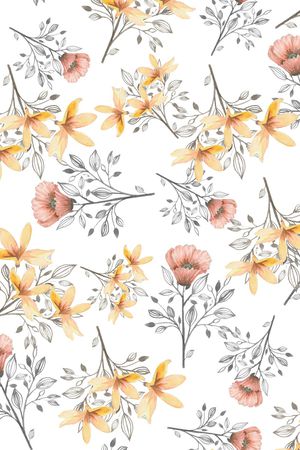 满版散花印花华亿平台图片