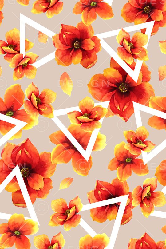 三角形印花华亿平台图片