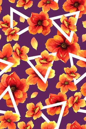 三角形印花华亿平台图片