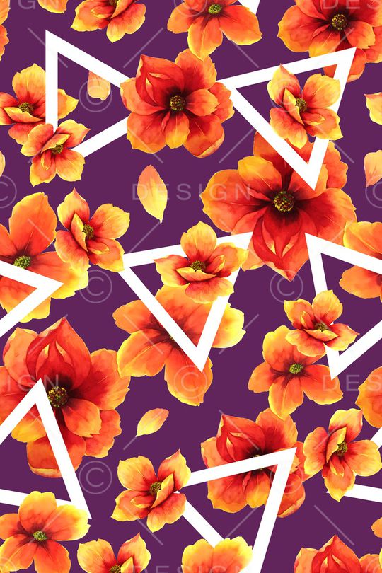 三角形印花华亿平台图片