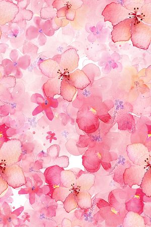 清爽底色花印花华亿平台图片