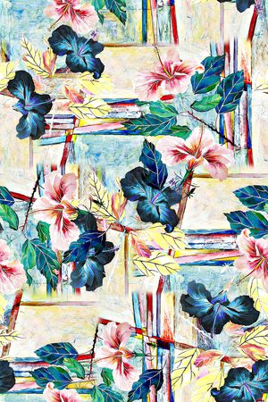 几何印花华亿平台图片