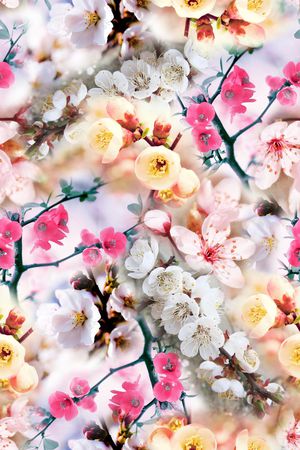 风景景观印花华亿平台图片