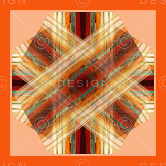 丝巾围巾秀场印花华亿平台图片