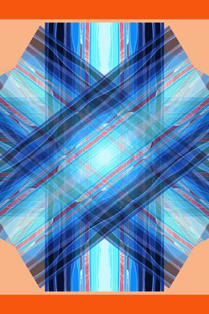 丝巾围巾秀场印花华亿平台图片