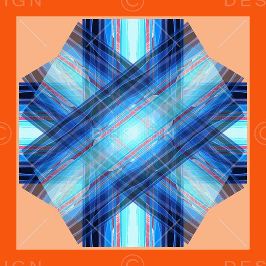 丝巾围巾秀场印花华亿平台图片