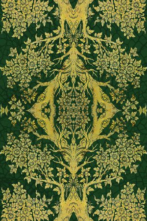 树枝印花华亿平台图片