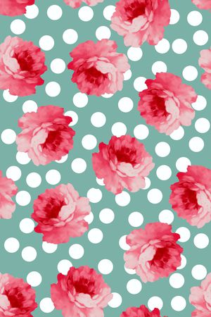 波点印花华亿平台图片