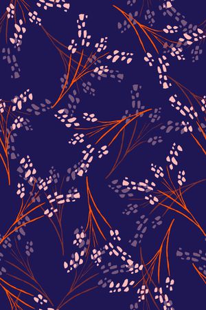 朦胧花卉印花华亿平台图片