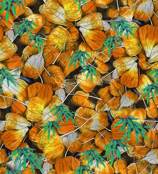 竹子印花华亿平台图片