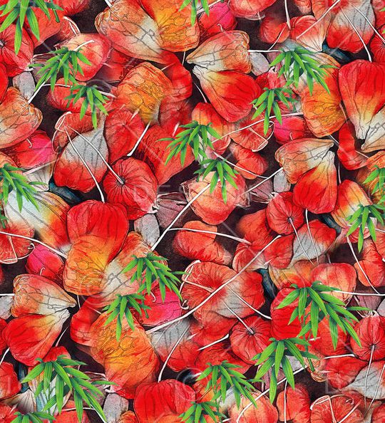 竹子印花华亿平台图片