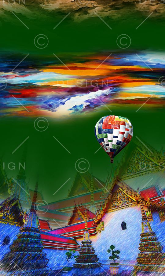 抽象印花华亿平台图片