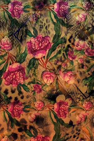 植物印花华亿平台图片