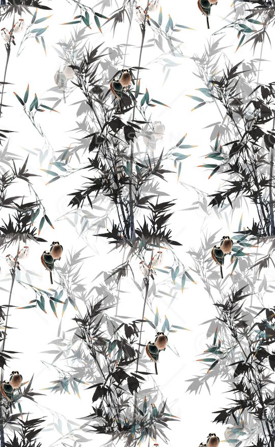 竹子印花华亿平台图片