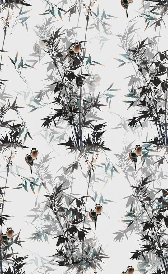 竹子印花华亿平台图片