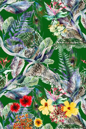 植物印花华亿平台图片