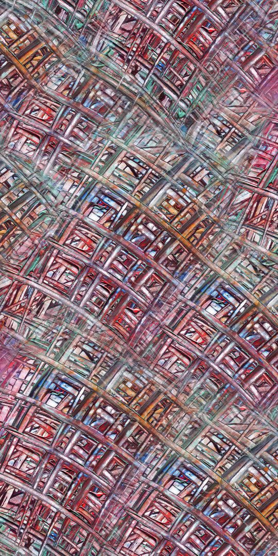 几何印花华亿平台图片