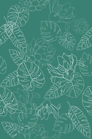 绿植树叶印花华亿平台图片