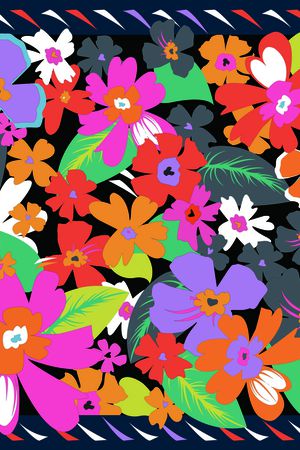 黑白条纹印花华亿平台图片