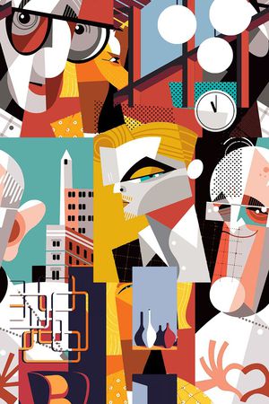 男装印花华亿平台图片