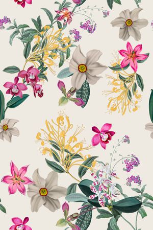 植物印花华亿平台图片