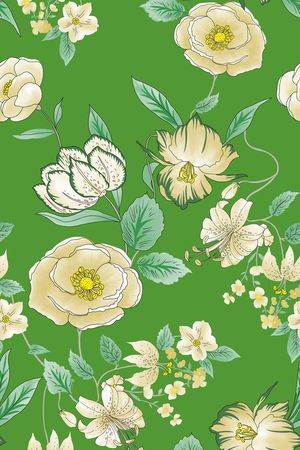 植物印花华亿平台图片