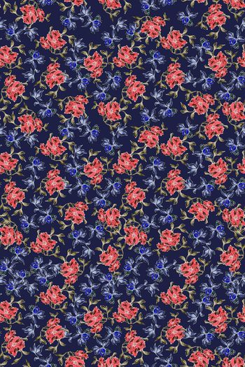 907839-小碎花花朵边框蓝