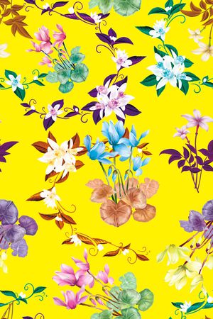 植物印花华亿平台图片