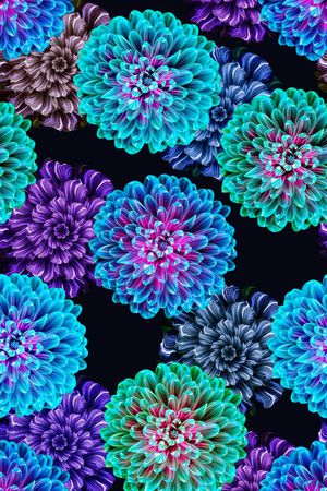 几何花卉印花华亿平台图片