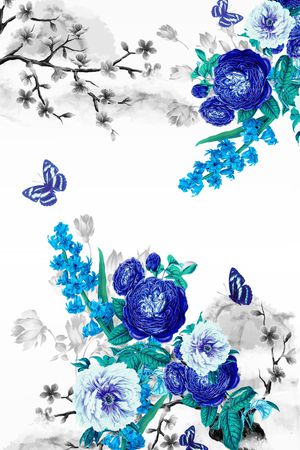 定位花印花华亿平台图片