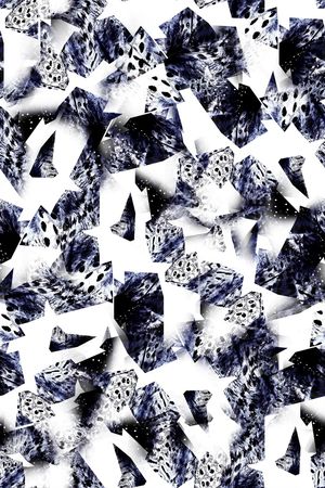 抽象印花华亿平台图片