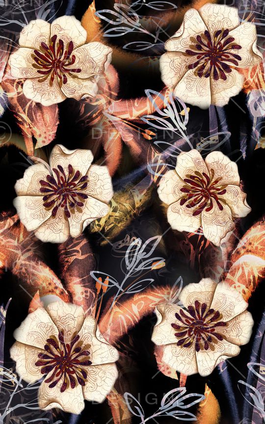 抽象印花华亿平台图片