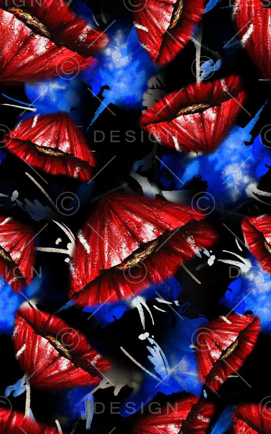 抽象印花华亿平台图片