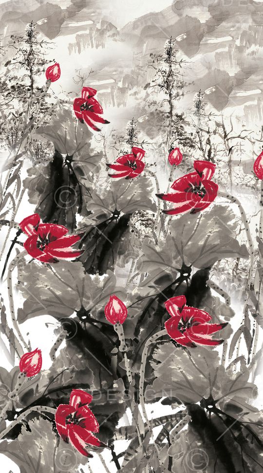 抽象印花华亿平台图片