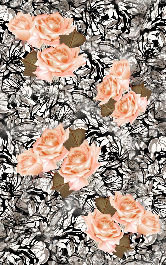 抽象印花华亿平台图片