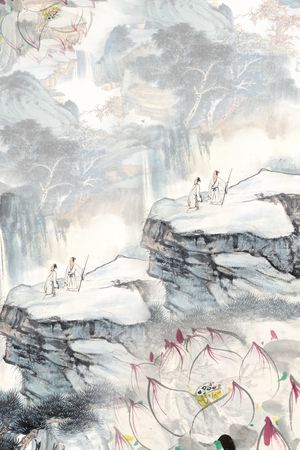 抽象印花华亿平台图片