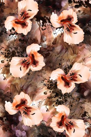 抽象印花华亿平台图片