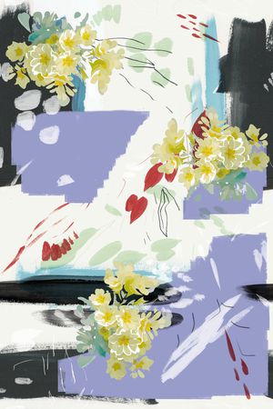 抽象印花华亿平台图片