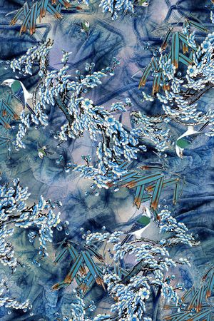 香云纱印花华亿平台图片