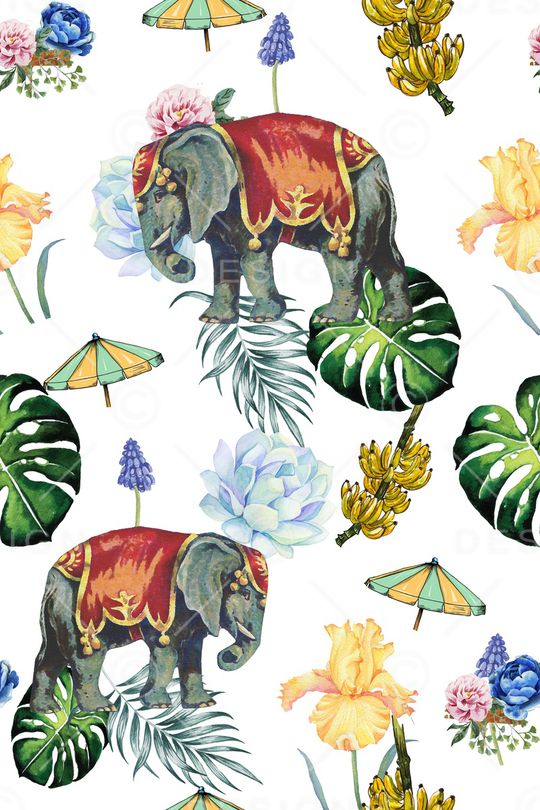 植物印花华亿平台图片